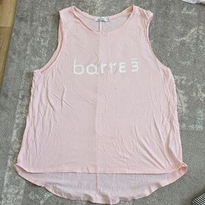 Barre3 Light Pink Muscle Tee